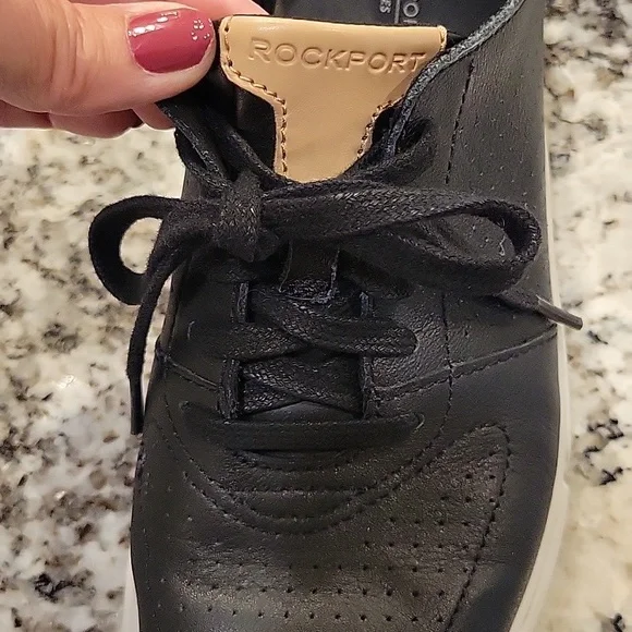 Rockport Women's Black and White Sneakers - Picture 7 of 8